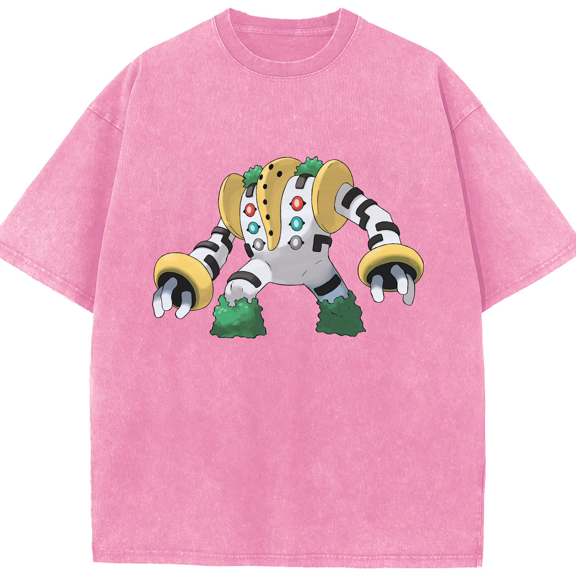 （画像用） ポケットモンスター Pokémon 綿100% ヴィンテージ風 半袖Tシャツ（フロントプリント）